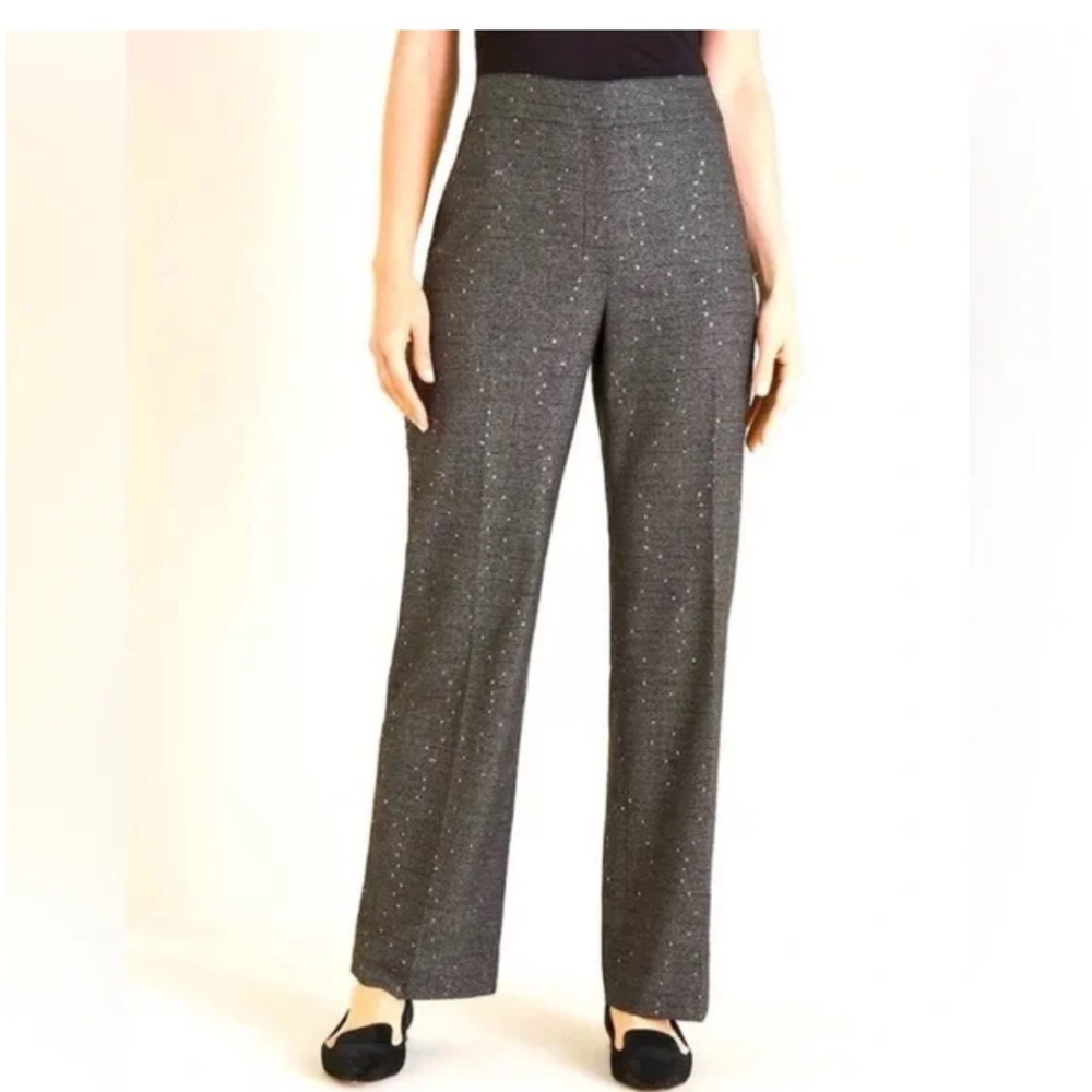 Chico's Sequin Tweed Women's Trousers- worn once- gorgeous!